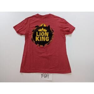 Disney Lion King TShirt Size Medium Red -0223F89